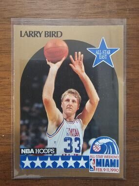Larry Bird 1990-1991 NBA Hoops #2 - Boston Celtics - NBA - All Star - Fresh Pull